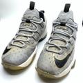 Nike Shoes | Nike Lebron James 13 Low Cool Grey Basketball Shoe | Color: Gold/Gray | Size: 8