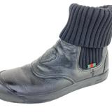Gucci Shoes | Gucci Ankle Boots Mens 8.5 - 9 Black Leather Knit | Color: Black | Size: 8.5
