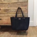 Kate Spade Bags | Black Leather Kate Spade Handbag | Color: Black/Gold | Size: Os