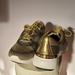 Michael Kors Shoes | Michael Kors Metallic Skyler Trainer Platinum/Gold | Color: Gold/Silver | Size: 6