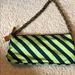 J. Crew Bags | J. Crew Stripped Bag | Color: Blue/Green | Size: Os