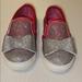 Disney Shoes | Disney Glitter Pink Minnie Mouse Slip-On Sneakers | Color: Pink/Silver | Size: 6bb