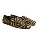 Kate Spade Shoes | Kate Spade Ny Brown Zebra Print Calf Hair Flats 8m | Color: Brown/Cream | Size: 8