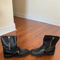 Gucci Shoes | Gucci Black Genuine Leather Motorcycle Boots | Color: Black | Size: 8.5