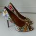 Gucci Shoes | Gucci Floral Heels Size 8 | Color: Red/White | Size: 8