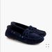 J. Crew Shoes | J. Crew Women's Nib Driving Moccasins In Suede | Color: Blue | Size: Various