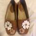 Michael Kors Shoes | Michael Kors Leather Espadrille Flats 8.5 | Color: Tan | Size: 8.5