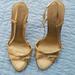 Nine West Shoes | Gold Nine West Dressy High Heel Sandals, Sz 6m | Color: Gold | Size: 6