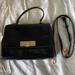 Michael Kors Bags | Michael Kors Black Md Th Satchel Handbag | Color: Black/Gold | Size: Os
