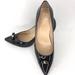 Kate Spade Shoes | Kate Spade Black Patent Leather Pumps Heels 8.5 | Color: Black/Gold | Size: 8.5