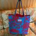 Lilly Pulitzer Bags | Lilly Pulitzer Este Lauder Tote Bag | Color: Blue/Pink | Size: Os