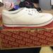 Vans Shoes | Never Worn White/ Navy Vans | Color: White | Size: 9