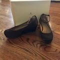 Kate Spade Shoes | Kate Spade Brown Satin Wedge Shoes (7.5) | Color: Brown | Size: 7.5