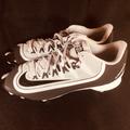 Nike Shoes | Nike Air Huarache 2k Filth Elite Mid Mens Baseball | Color: Black/Gray | Size: 14
