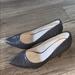 Nine West Shoes | Nine West Leather Steele Gray Heels Shoes Size 9 | Color: Gray | Size: 9