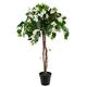 Closer2Nature Artificial Plant - 4ft White Bougainvillea Plant; Perfect Indoor Plant and Outdoor Plants with Decorative Fake Flowers, Tall Artificial Plants Blossom Tree with Plastic Pot