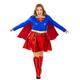 Funidelia | Sexy Supergirl costume OFFICIAL for woman size S Kara Zor-El, Superheroes, DC Comics - Red - Costumes for adults fancy dress & props for Halloween, carnival & parties