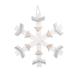 The Holiday Aisle® Snowflake w/ Accent Ornament Metal | 31 H x 31 W x 2 D in | Wayfair 3489D3FC7B0A4BEC8366B42046CFFF8A