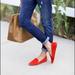 J. Crew Shoes | J. Crew Darby Suede Smoking Sleeper Loafer Flat 6 | Color: Orange/Red | Size: 6