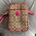 Coach Bags | Authentic Coach Wristlet | Color: Pink/Tan | Size: Os