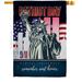 Breeze Decor Our Fallen Heroes Impressions Decorative 2-Sided Polyester 40 x 28 in. House Flag in Black/Gray | 40 H x 28 W in | Wayfair