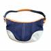 Coach Bags | Coach White Leather & Navy Blue Shoulder Bag | Color: Blue/White | Size: Os