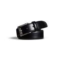 Meyer Stretch Leather Belt - Black W34 Black