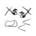 1995-1999 Chevrolet Tahoe Front Window Regulator and Weatherstrip Kit - DIY Solutions