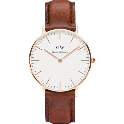 Daniel Wellington - Damenuhr Edelstahl Damenuhren 1 ct Schwarz (155.19 € / 1 ct)