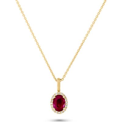 CHRIST - Kette 585er Gelbgold Ketten 1 ct Damen