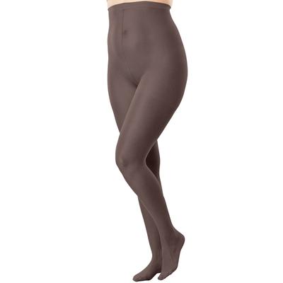 Plus Size Women's 2-Pack Sheer Tights by Comfort Choice in Dark Coffee (Size E/F)