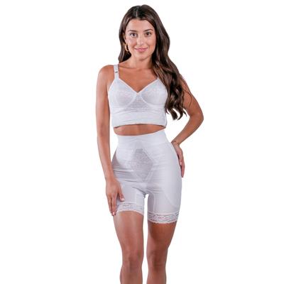 Plus Size Women's Medium Shaping High Waist Thigh Shaper by Rago in White (Size XL)