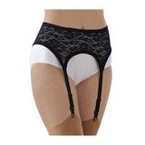 Plus Size Women's Garter Belt by Rago in Black (Size 28)