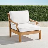 Cassara Lounge Chair with Cushions in Natural Finish - Rain Marsala, Standard - Frontgate