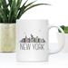 Koyal Wholesale Colorful City Skyline Coffee Mug Ceramic in Brown/White | 3.8 H in | Wayfair APP96106