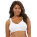 Plus Size Women's 18 Hour Ultimate Lift & Support Wireless Bra 4745 by Playtex in White (Size 44 C)