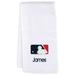 Infant White MLB Personalized Burp Cloth