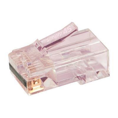 Simply45 ProSeries Cat 6/6a UTP Unshielded Pass-Through Modular Plug (Red, 100-Piece S45-1700P