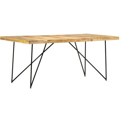 Vidaxl - Esstisch 180×90×76 cm Mango Massivholz