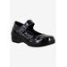 Women's Letsee Mary Jane by Easy Street in Black Silver (Size 7 1/2 M)