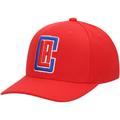 "Men's Mitchell & Ness Red LA Clippers Ground Stretch Snapback Hat"
