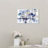 Art Remedy Abstract Acoustic Session - Painting Print Canvas in Blue | 10 H x 15 W x 1.5 D in | Wayfair 35386_15x10_CANV_WFL