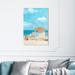 Art Remedy Nautical & Coastal Sunshine Lifeguard House Beach - Graphic Art Print Canvas in Blue | 15 H x 10 W x 1.5 D in | Wayfair