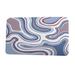 e by design Agate Bath Mat Polyester in Gray/Blue | 21" W x 34" L | Wayfair BMGN420PU14-24