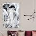 Art Remedy Abstract Centurion - Graphic Art Print Metal in Black/Gray | 60 H x 40 W x 1.5 D in | Wayfair 33300_36x54_CANV_WFL