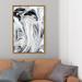 Art Remedy Abstract Centurion - Graphic Art Print Metal in Black/Gray | 60 H x 40 W x 1.5 D in | Wayfair 33300_36x54_CANV_PSGLD