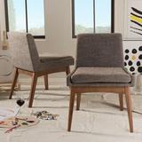 AllModern Flatiron Side Chair Wood/Upholstered/Fabric in Brown | 29.92 H x 21.46 W x 23.03 D in | Wayfair A43D9B475C364AE796F4863AB6045CE6