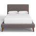 AllModern Williams Low Profile Platform Bed Upholstered/Linen in Gray | 48 H x 63 W x 84 D in | Wayfair 09746C2FF2B54907ACDDDBBF49117744