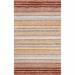 Red 108 x 0.9 in Area Rug - Langley Street® West Valley City Striped Handmade Tufted Area Rug Polyester | 108 W x 0.9 D in | Wayfair