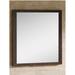 Ivy Bronx Heyer Modern & Contemporary Accent Mirror Wood in Black | 33.5 H x 29.5 W x 1 D in | Wayfair EBC1707E31DC42AAA1BDF980884B88BC